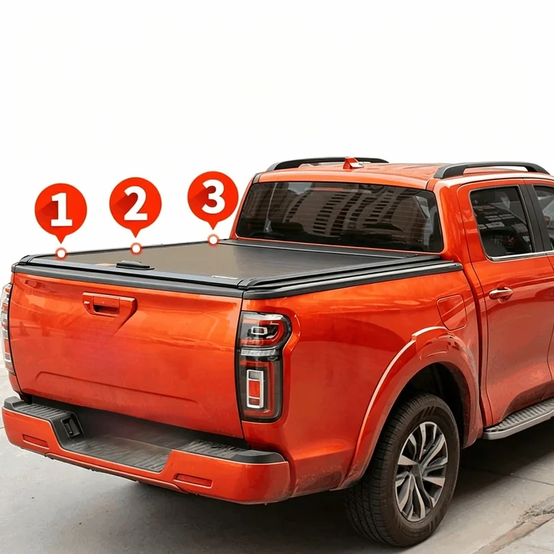High Quality Rigid Retractable Electric Roller Shutter Tonneau Cover Fit Pickup Truck Bed