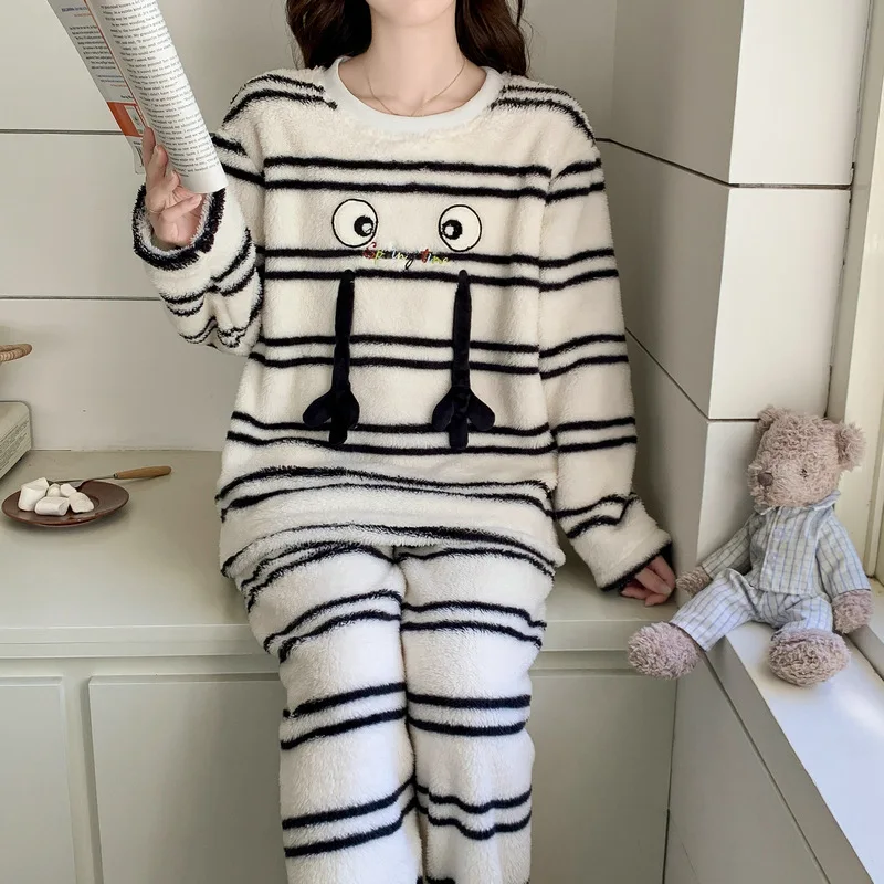 

Women's Clothing Pajamas Winter Thicken Keep Warm Hit Product New Product At Home Outdoors Comfortable Ventilate Sleep Suit