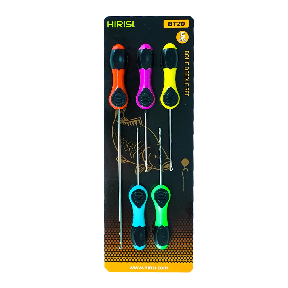 Hirisi Karpervissen Aas Naald Kit 7-in doos Visaas Gereedschap Accessoires BT09 Visaccessoires