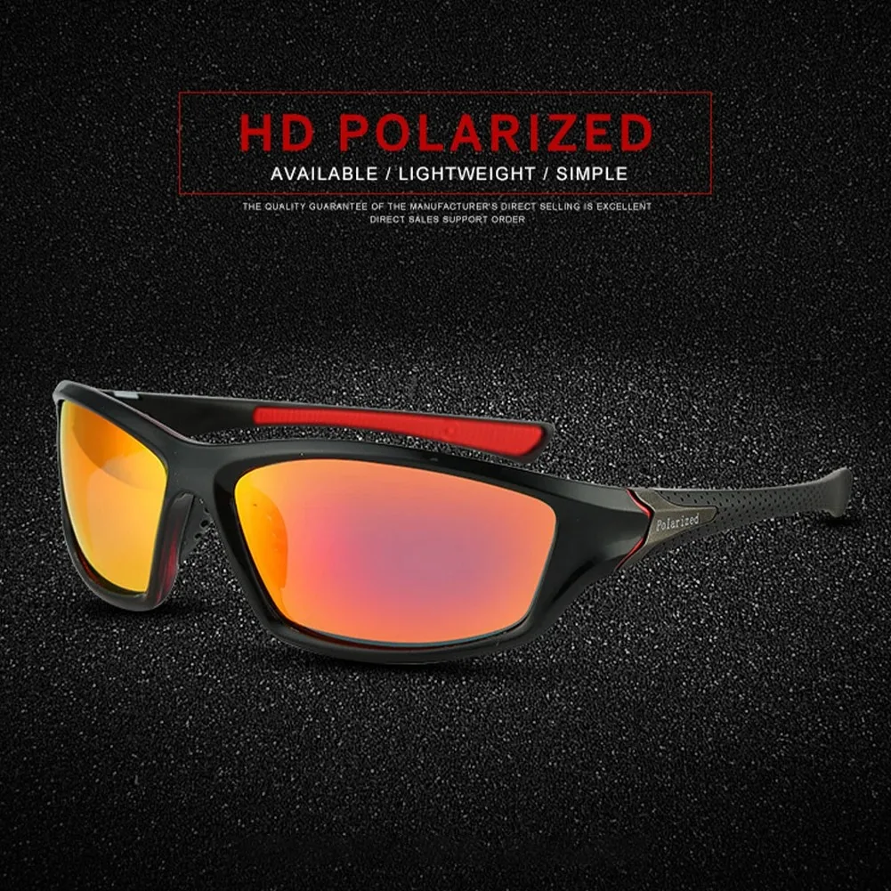 Polarized Light Cycling Sunglasses for Men, Driving Shades, Male Sun Glasses, Fishing, Hiking, Outdoor Sports, UV400 Eyewear