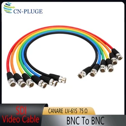 Blue red black green Canare LV-61S 75ohm camera video signal SDI transmission line BNC plug to  BNC plug  Camera SDI  cable