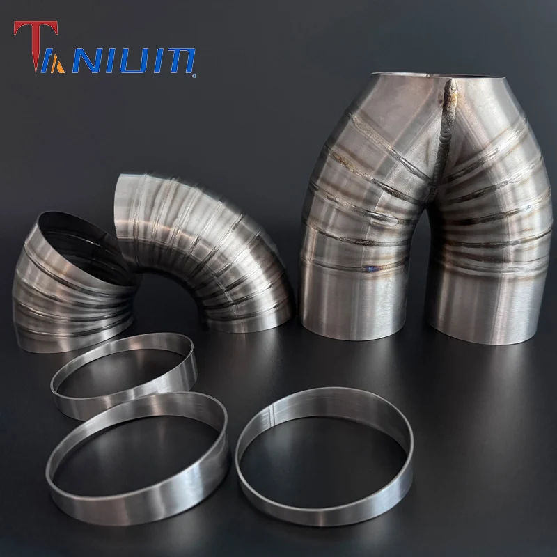 38-50.8mm 9degree Stainless Steel Tight Radius And Loose Radius 1.5mm Pie Cut For Car Exhaust