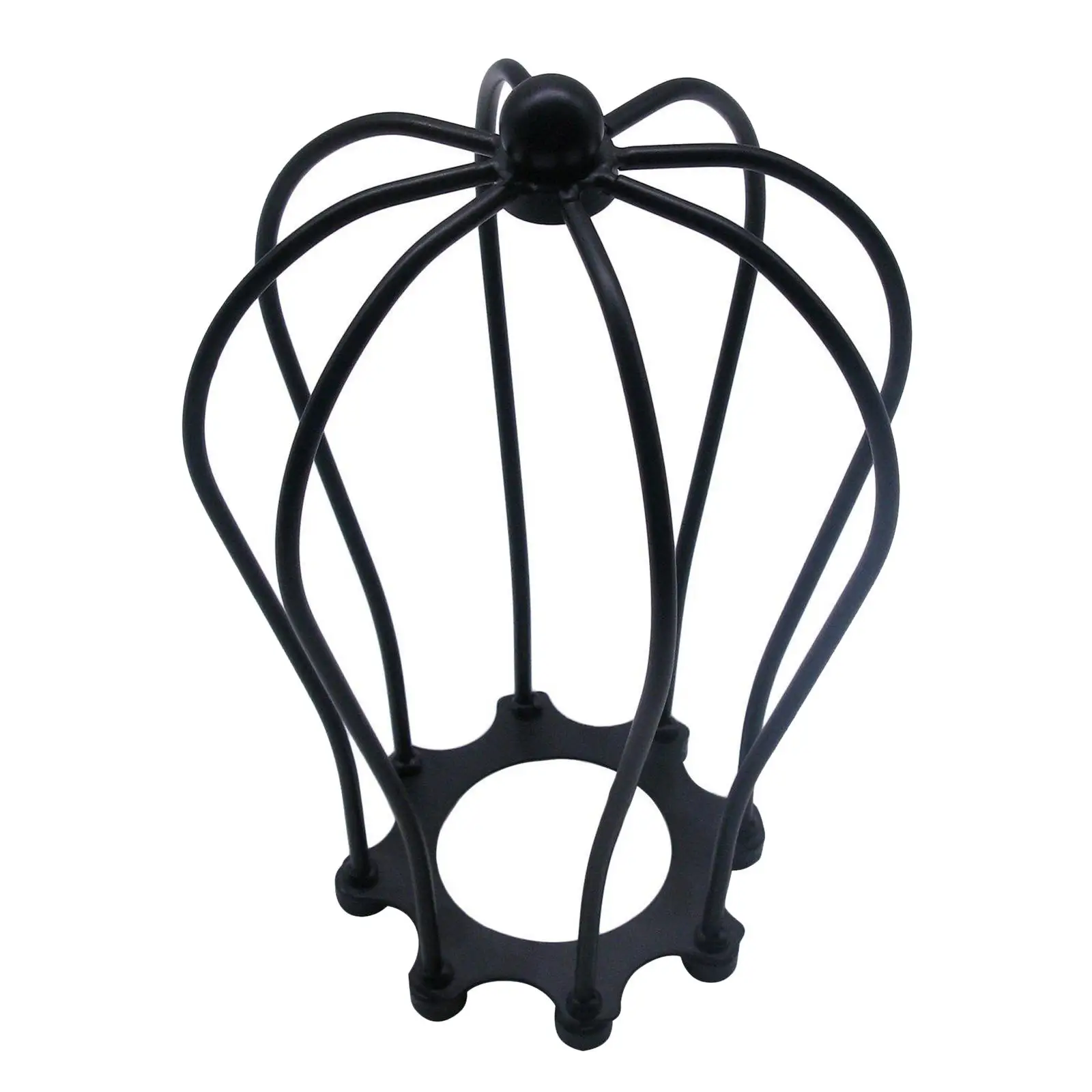 Decorative Wrought Iron Lamp Shade Metal Cage Lampshade Frame for Ceiling Fixture Vintage Style Living Room Lamp