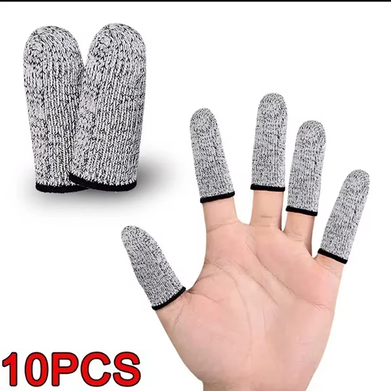 Cut Resistant Finger Protector Anti Cutting Gloves 5 - Level High Performance Anti Cutting Fiber For Kitchen Outdoor Work Tools