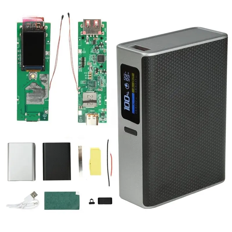 

SEWS-DIY 21700 Battery Case Power Bank Kit With 22.5W Fast Charging And Dual USB Interface