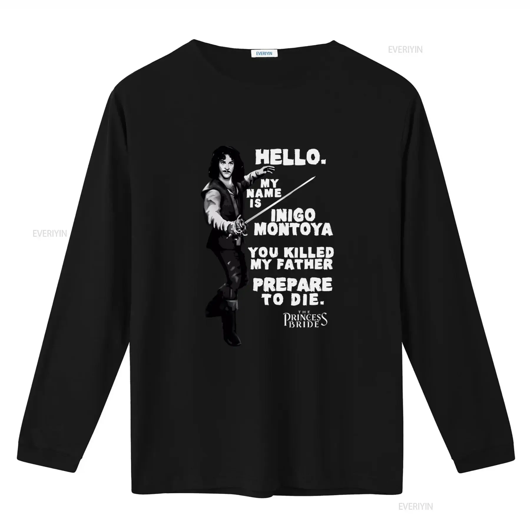Ladies Inigo Montoya The Princess Bride Sword T Shirt vintage Washed Casual Comfortable Slightly Soft designer clothes Unisex