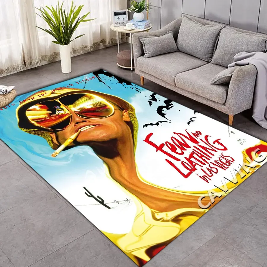 CAVVING 3D Print Fear and Loathing In Las Vegas Carpets Soft Flannel Rugs Mat Rugs Anti-slip Large Rug Carpet Home Decoration