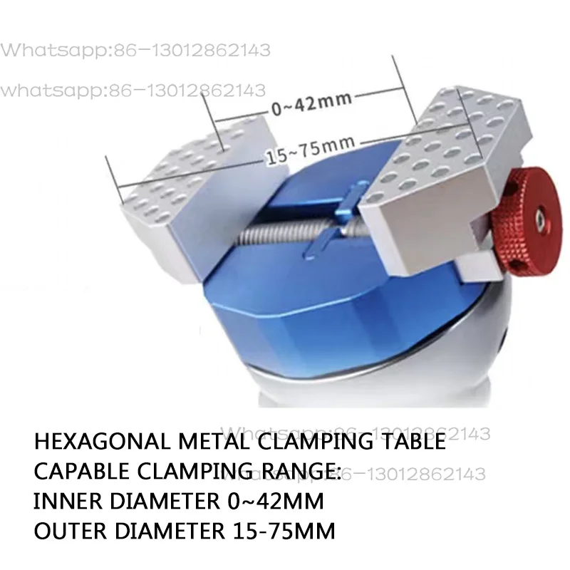Universal Spherical 360-Degree Rotating Vise UA-90636 CNC Model Production Coloring Fixture for Precision Engineering