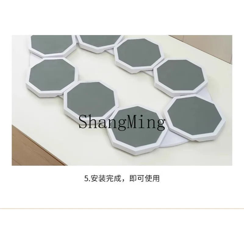 

CL long table rotating plate Household special manual dish suitable for long dining table Portable tray Long table rotating dish