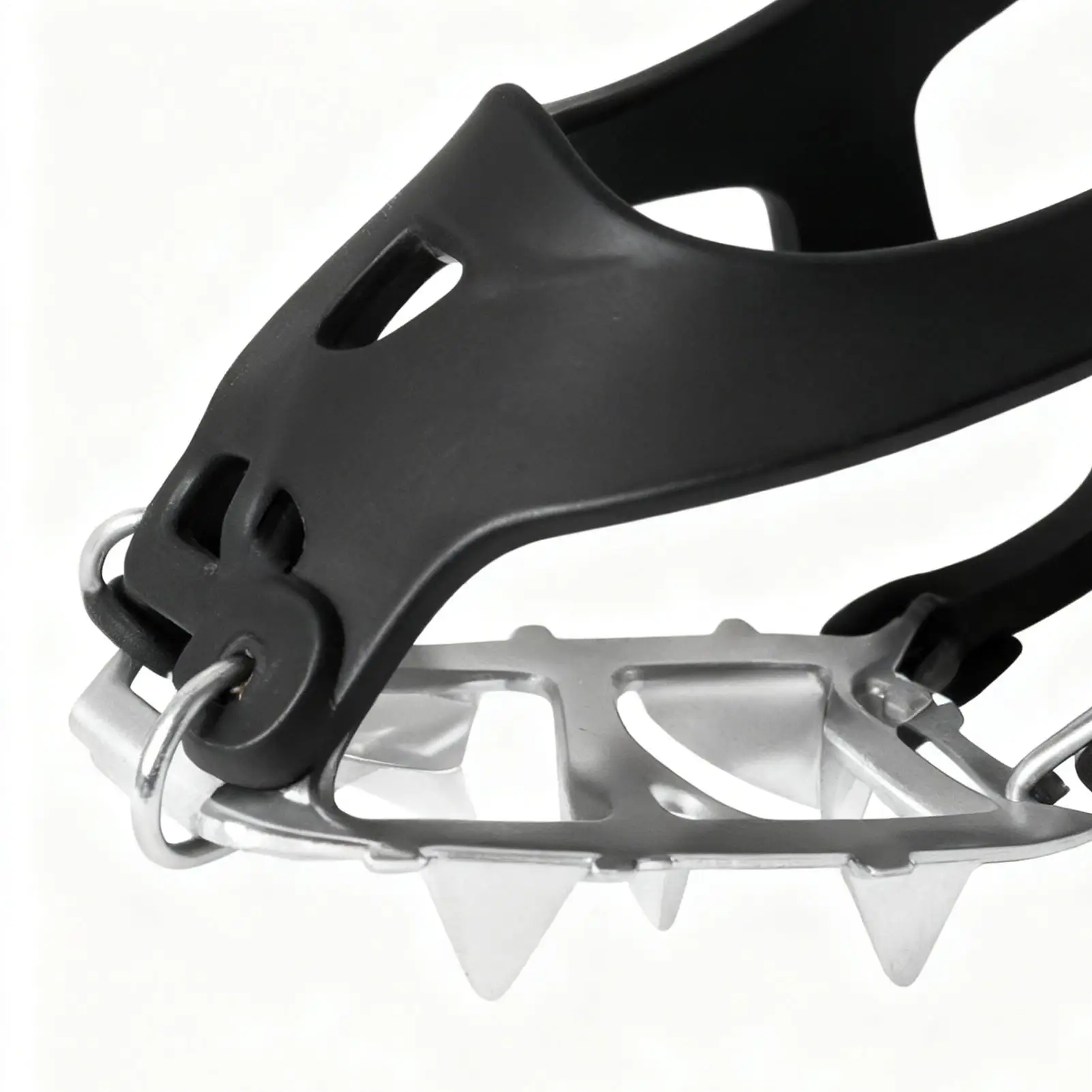 مرابط الثلج من الفولاذ المقاوم للصدأ العالمي المضاد للانزلاق الأشرطة أحذية الجليد القابضون للرجال الشتاء في الهواء الطلق المشي لمسافات طويلة المشي تسلق