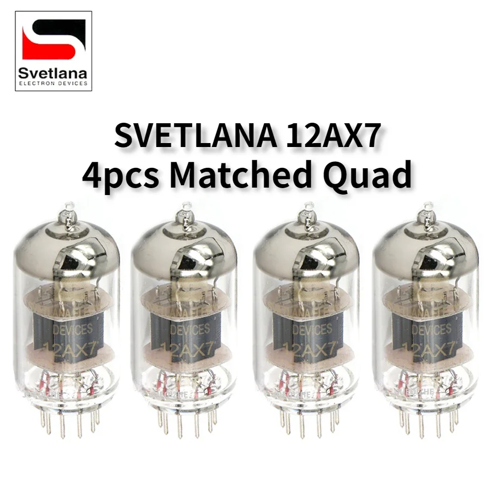 

SVETLANA 12AX7 Обновление лампы вакуумной лампы ECC83/6N4 Электронный прецизионный соответствующий усилитель Высококачественный подходящий Quad