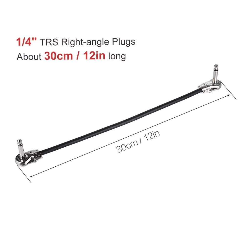 Miwayer 15cm/ 6in Guitar Effect Pedal Instrument Patch Cable 1/4\