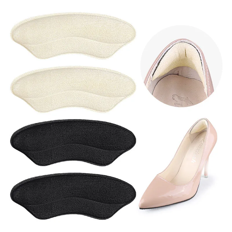 Heel Pads For Shoes High Heel Anti-Fall Heel Protectors Boot Soft Anti-Wear Feet Women Heel Protector Back Sticker Foot Care