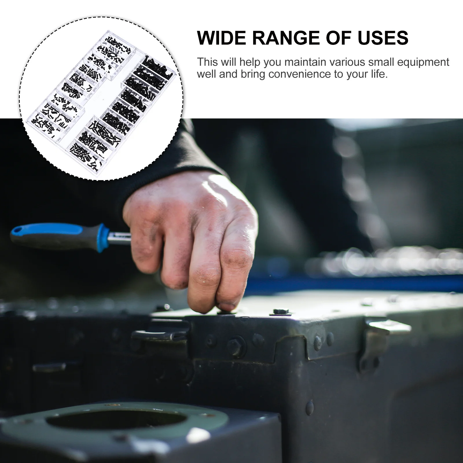 1 conjunto kit de parafuso em miniatura de alta qualidade durável resistente à corrosão ferramenta de reparo para óculos relógios relógios mini kit de parafuso