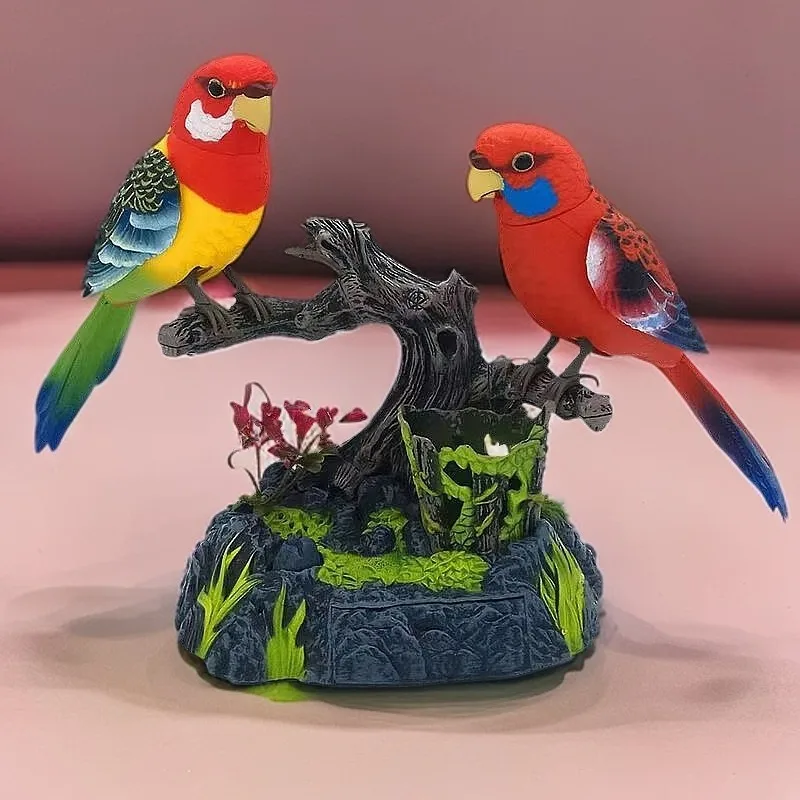 

Singing Chirping Bird Toy Artificial Toys Realistic Animal Electric Outdoor Decorations Simulation Birds Making Sounds Tree