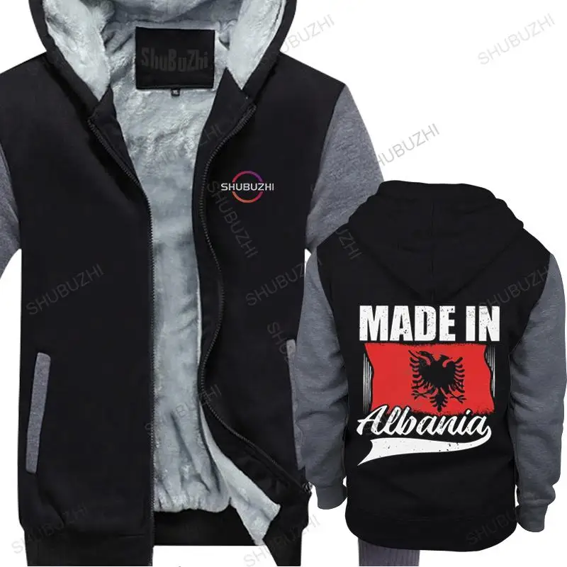 Classic Made In Albania hoodies Men fall Printed Proud Albanian thick hoodies Slim Fit Pure Cotton fleece Fashion Merch