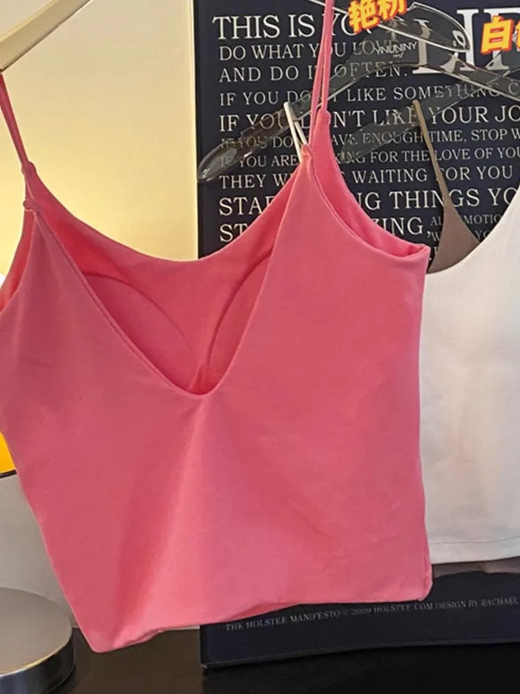 American Sle Sweet And Spicy Bal Crop Top Damenunterwäsche Inteated Brustpolster-BH Sexy Oberbekleidung Sommer irt