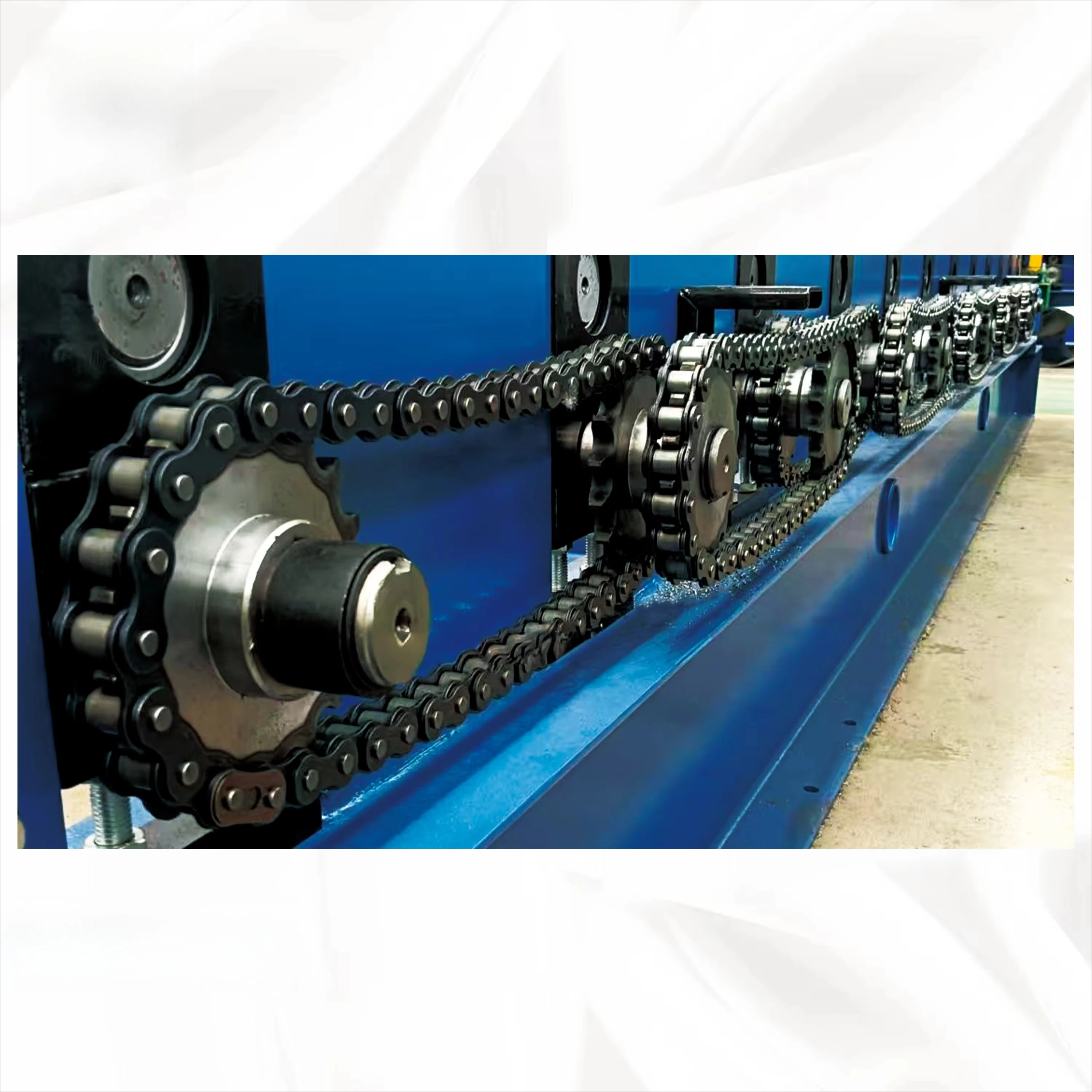 Single Layer 1000 Ibr Trapezoidal Tile Forming Machine for Roof Panels Motor Gear PLC Control Hydraulic Cutting Bearing