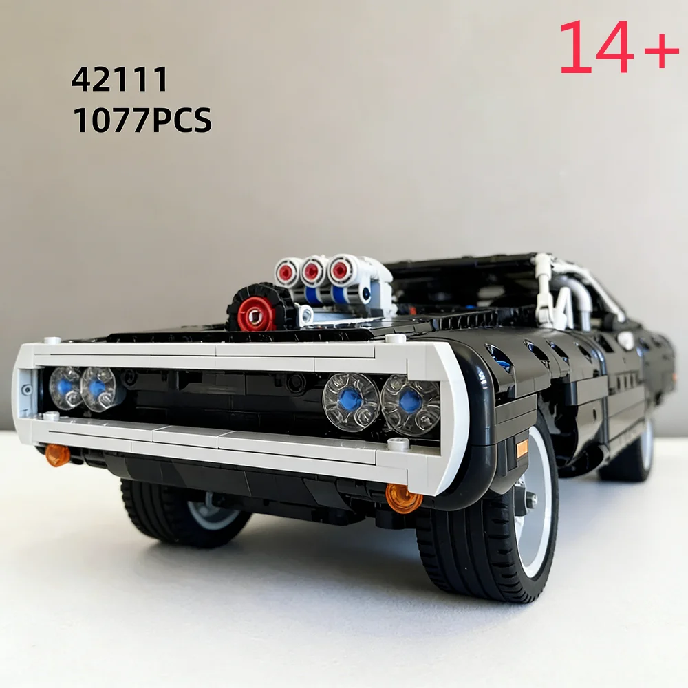 

Новый конструктор MOC 2026 «Форсаж» 42111: Декоративная модель гоночного автомобиля, 1077 деталей, развивающая игрушка для детей, подарок