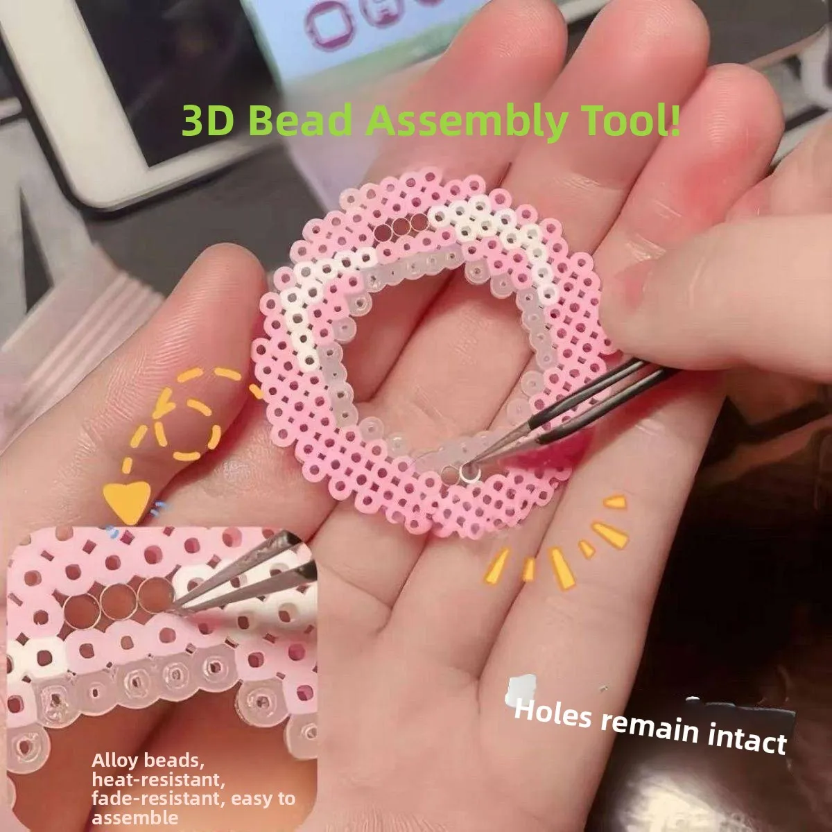 Handmade Metal Accessories for Bean Tiling No Drilling Hollow out Left Blank Educational No Brand Registered Trademark