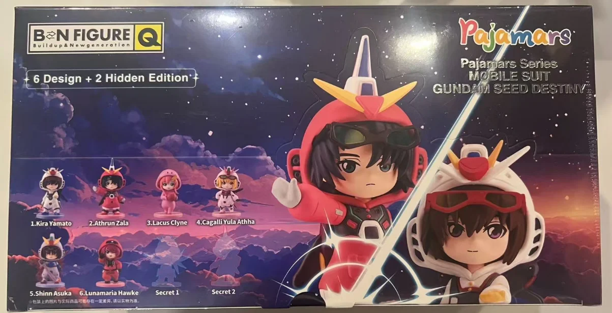 Bandai Pigiami Originali Serie GUNDAM SEED DESTINY Kira Yamato Cagalli Yula Athha Lacus Clyne Action Figure Modello MOBILE SUIT