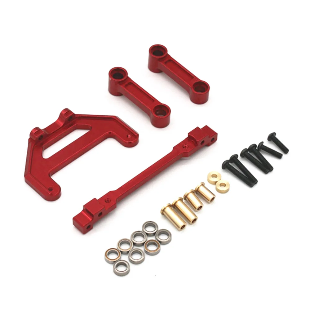 Metal Steering Components Assembly for Traction Hobby KM TANK 300 1/8 RC Crawler Car Upgrade Parts Accessories,1