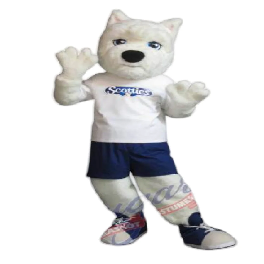 Terrier Puppy hond mascotte kostuum op maat fancy kostuum anime cosplay kit mascotte thema fancy dress carnaval kostuum b0711