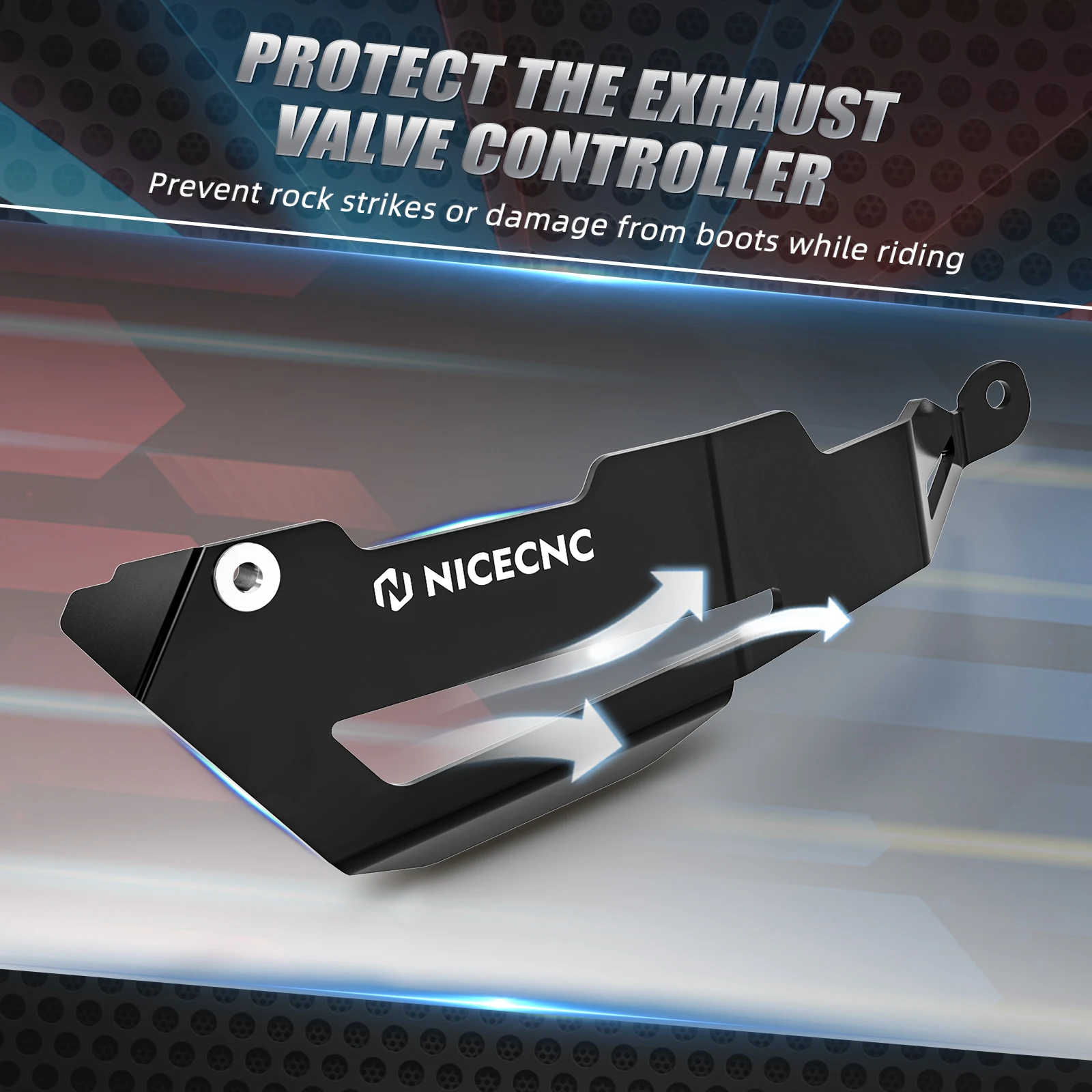 NICECNC Motorrad-Sauerstoffsensor-Schutzabdeckung Auspuffklappen-Schutz für BMW R1250GS /Adventure R1250 GSA 2019-2024 – Detail 17