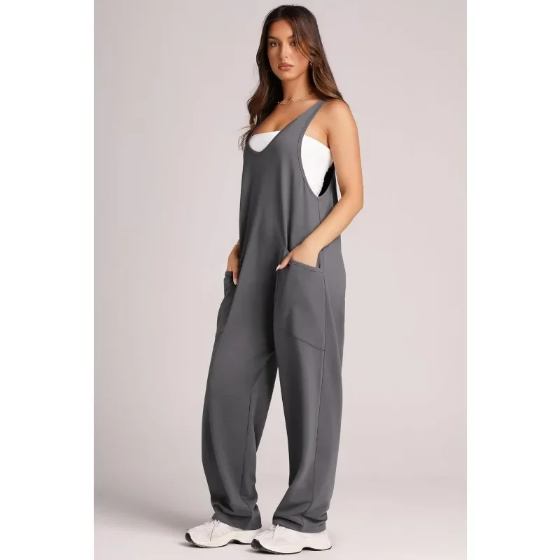 Stijlvolle Dames Jumpsuit Met Strappy Gebreide Zak Amazon Zomer Casual Stijl