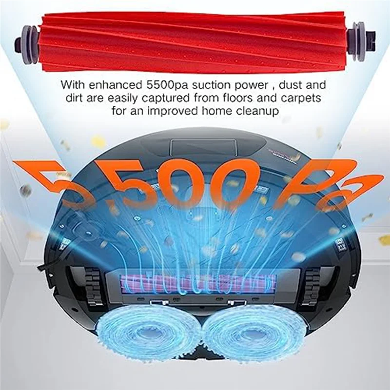 Il nuovo set di accessori per aspirapolvere per panni per aspirapolvere robot Q, spazzola laterale principale, sacchetti per la polvere, filtro Hepa