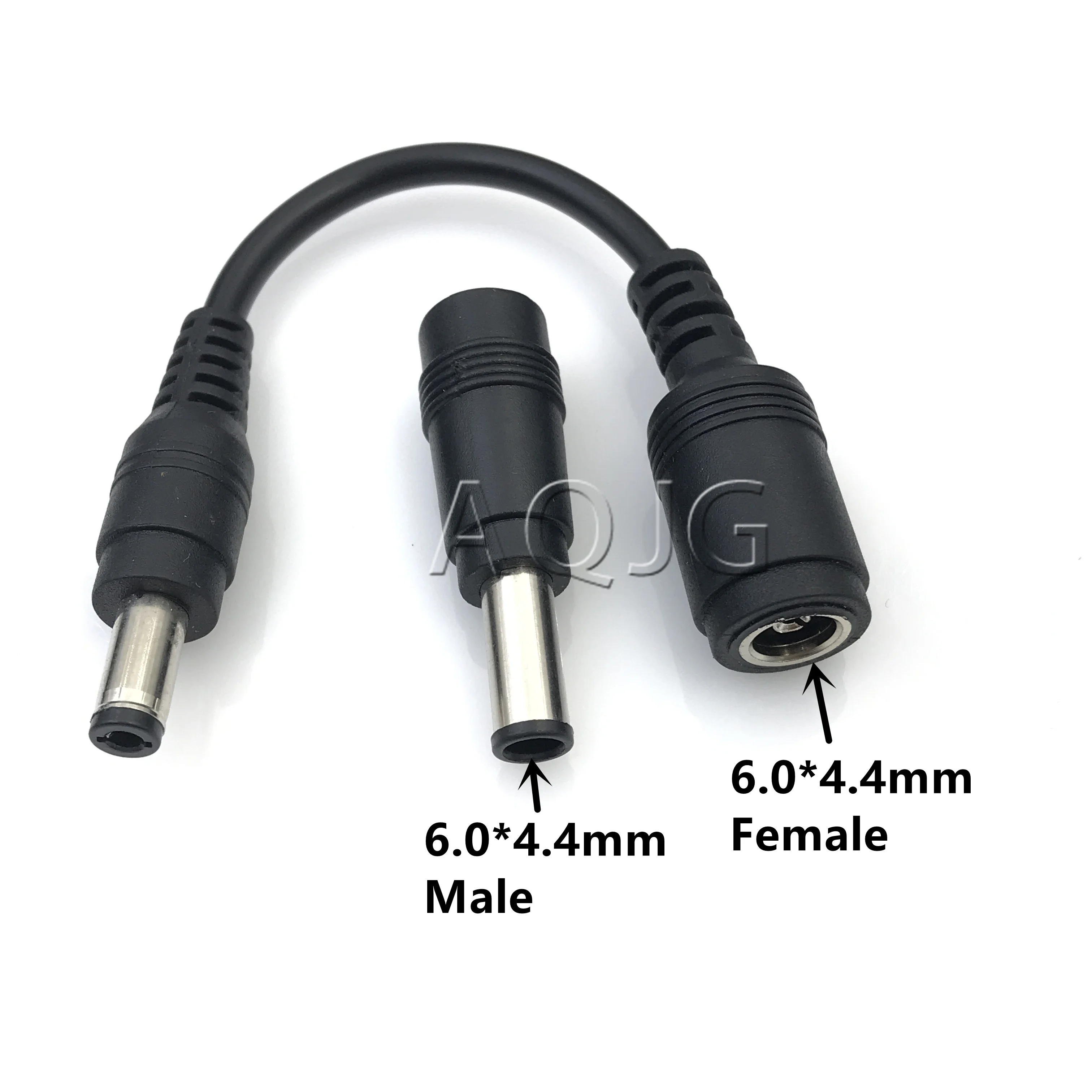 DC 6.5 x 4.4 Degree Power Adapter  Plug Connector 6.0*4.4MM Male  to 5.5*2.1mm /2.5 Female  for Sony Vaio Laptop Adapter Charger