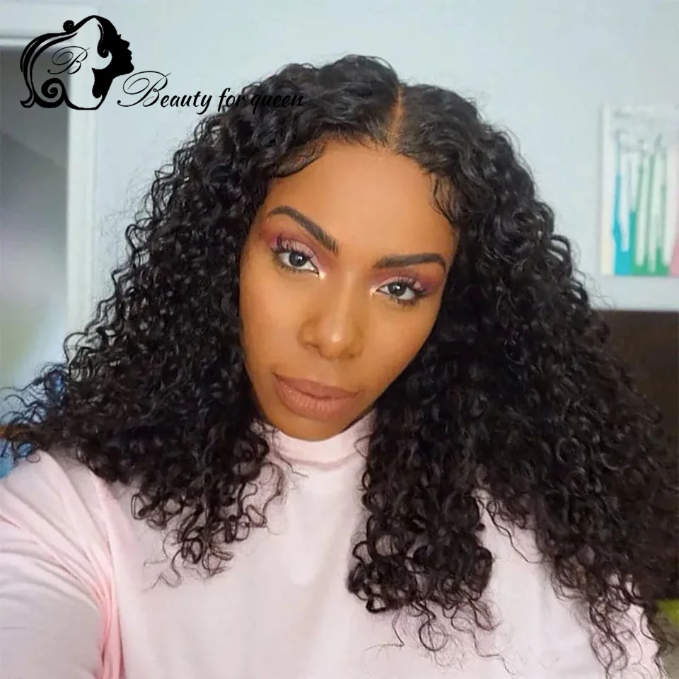 For Women Daily Wear Wear And Go Red Pelucas De Cabello Humano Colored Glueless Lace Front Wigs Extensions Curly For Women