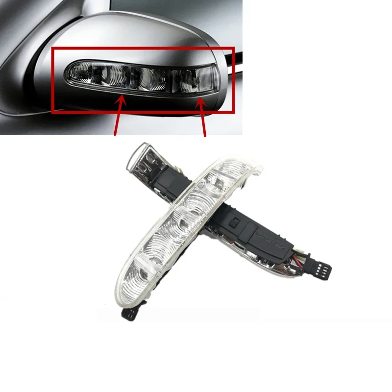 Rearview Mirror Turn Signal Light Blinker Lamp for Mercedes-Benz W220 S300 S320 S350 S500 S600 W215 03-06