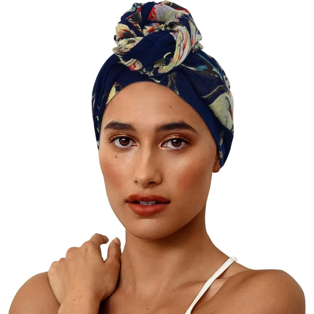 Syal untuk Wanita, Ringan, Motif Bunga dan Burung, Bahan Katun, Syal dan Selendang untuk Musim Dingin