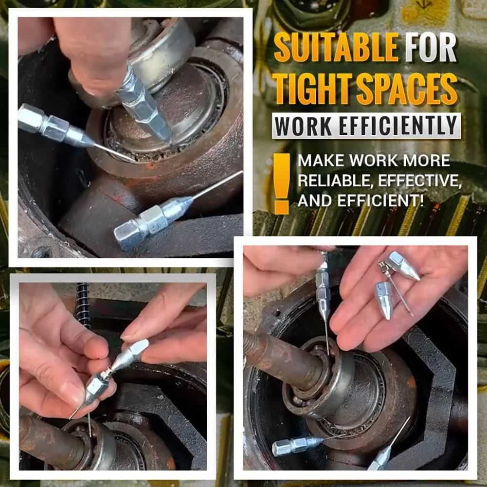 Ago naso strumento di grasso Dispenser ugello adattatore grasso ago punta della bocca ugello grasso accessori grasso 10 pezzi