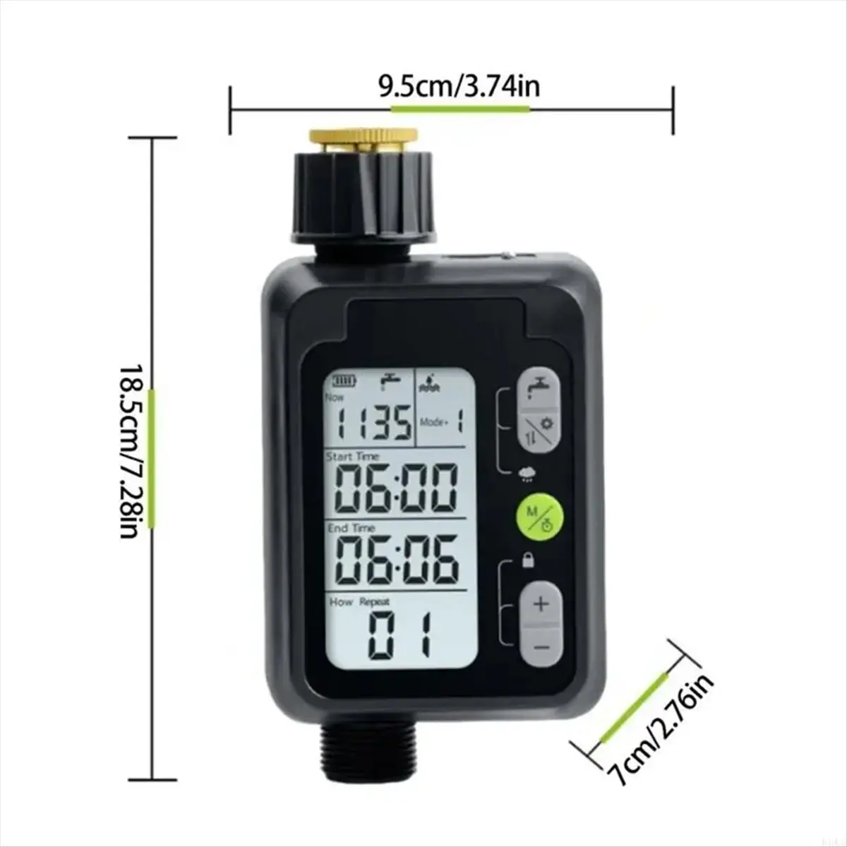 Goodprice Multipurpose Garden Irrigation Timer, Multiple Modes, Automatic Lawn Watering Timer, Efficient Garden Irrigation