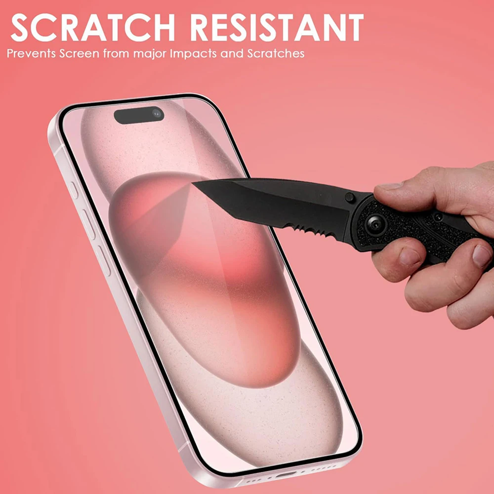 2Pcs Tempered Glass for iPhone 11 12 13 14 15 pro max X Xs XR Screen Protector Film on for iPhone 13 12 mini 8 7 6 6s Plus Glass