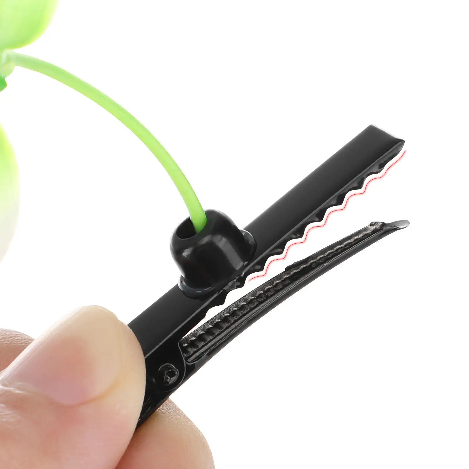 

10Pcs Hair Clip Sprouts Women Sprout Hair Clip Delicate Grass Style Headwear for Festival Party School Elegant Gift Green