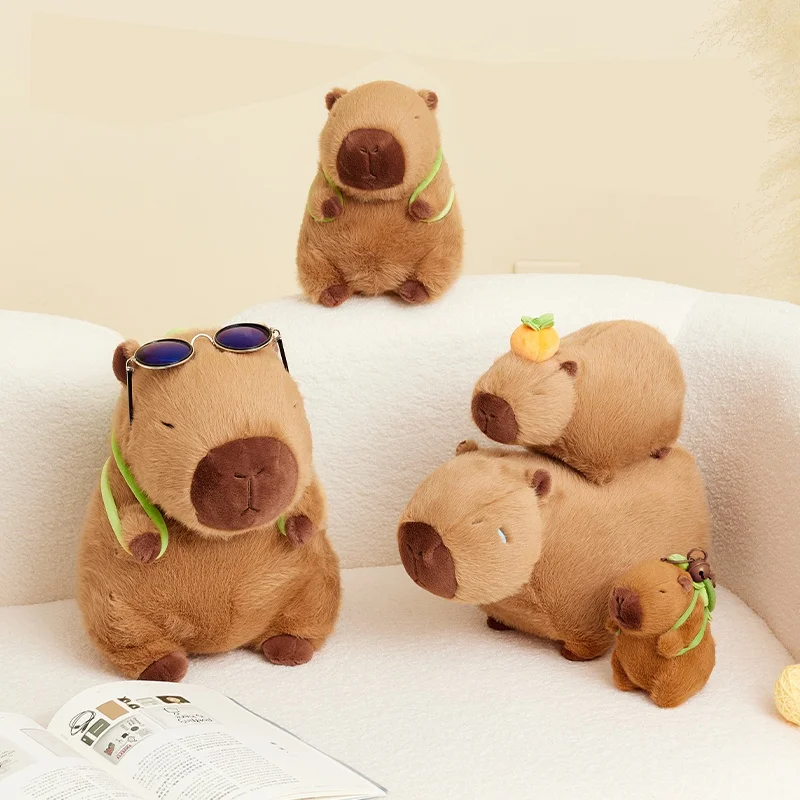 Плюшевая игрушка Pufferfish Kapibala Pufferfish, плюшевая игрушка с милыми и уродливыми окружающими плюшевыми подушками, забавные детские подарки на день рождения