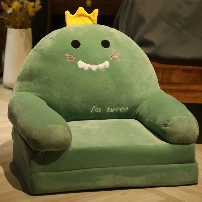 Cute Cartoon Lazy Folding Sofa Bed Princess Dual-purpose Small Lazy Seat Multifunctional Foldable Leisure Lounger