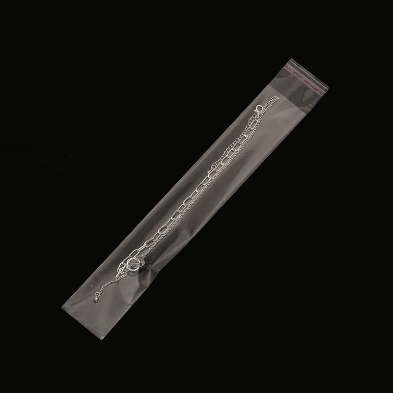 500 pieces/mini small self sealing transparent plastic bags, self-adhesive candy bags, cellophane, pendants, jewelry, gift bags