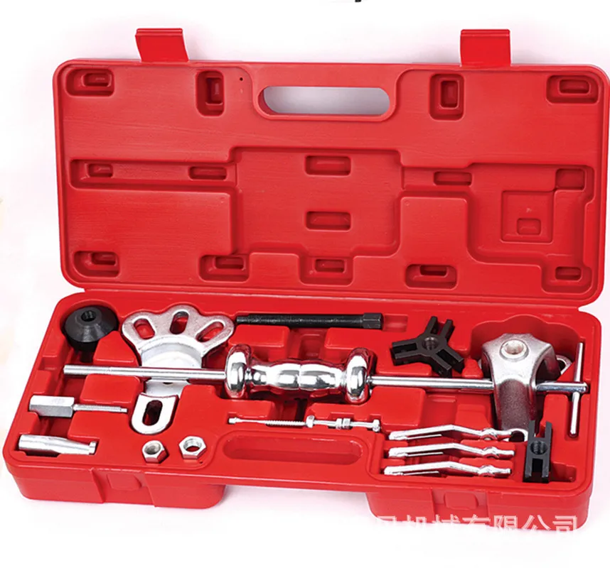 17 Pieces Of Universal Pull-Out Code Sliding Hammer Drawing Set For Wheel Hub Bearings, Rear Axle Sliding Hammer And Puller Depr