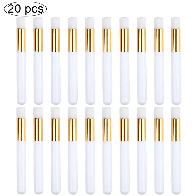 10/20/50pcs  Eyelash Cleaning Brush Lash Shampoo Brush for Eyelash Extensions Peel Off Nose Pore Blackhead Remover Makeup Tools
