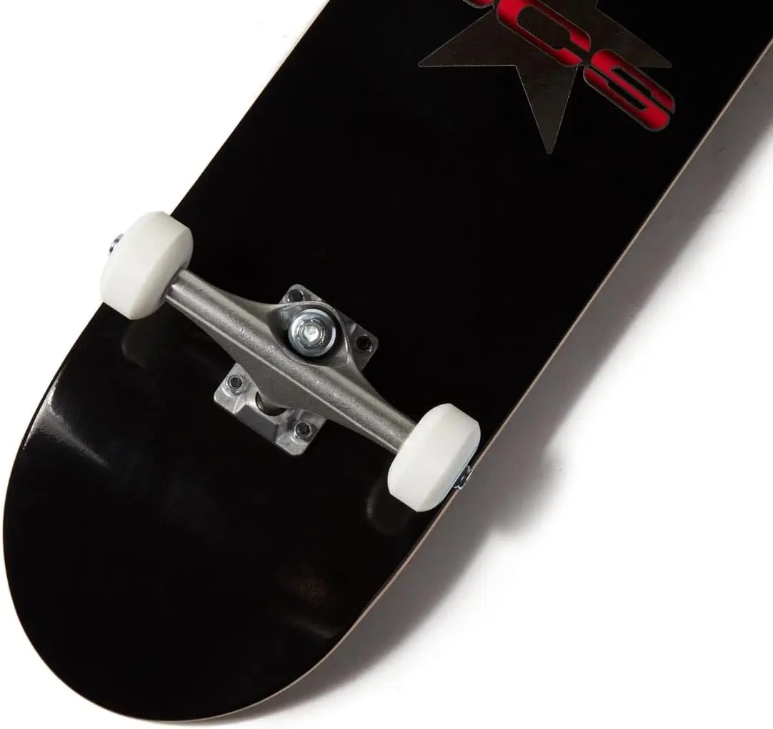 [CCS] Skateboard compleet esdoornhout Professionele kwaliteit Volledig geassembleerd met skategereedschap en stickers Volwassenen, kinderen, tieners,