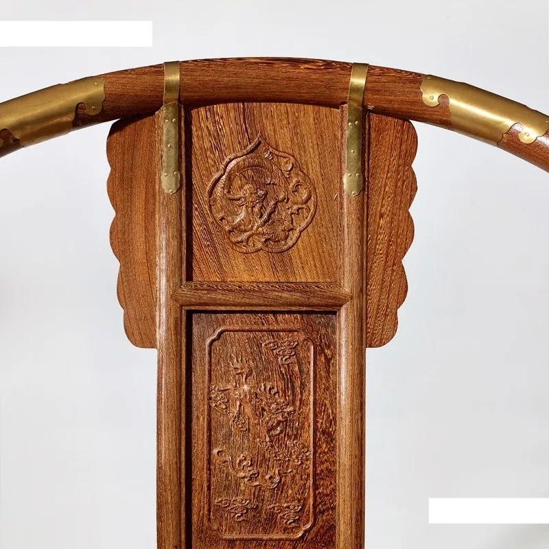 Furniture Full chicken wing wood unicorn top Classical Chinese armchair Reception Taishi chair Folding chair Others