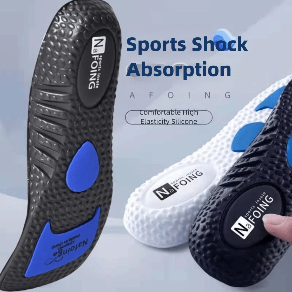 แผ่นรองเท้า EVA 4D คุณภาพสูง ระบายอากาศได้ดี ยืดหยุ่นสูง รองรับอุ้งเท้า ซับแรงกระแทก เหมาะสำหรับวิ่งและเล่นกีฬา