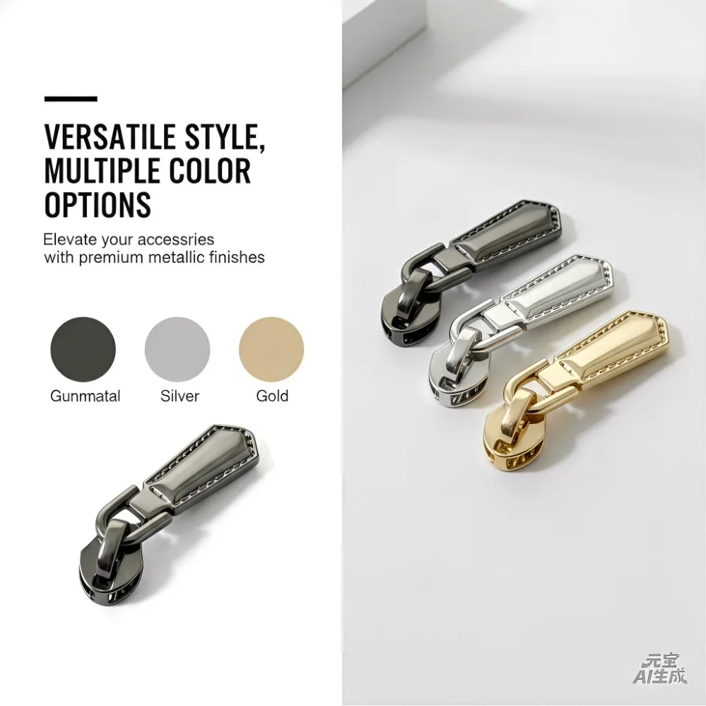 10/100/200/300Pcs Zipper Sliders for 3# Nylon Zippers Down Jacket Zip Head Bag Clothing Zips Repair Kits DIY Sewing Accessories