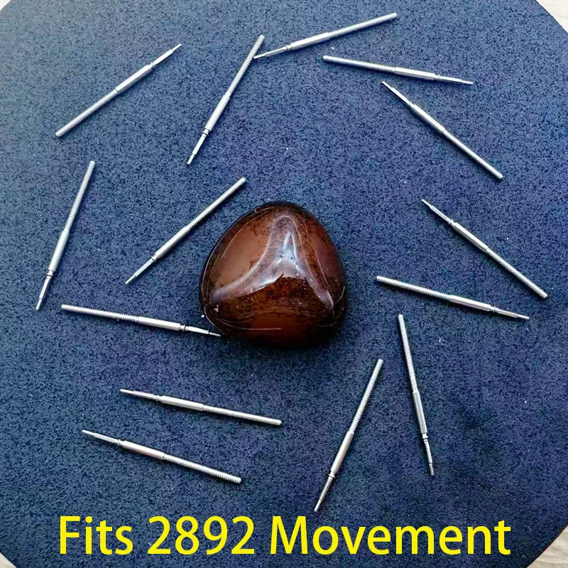 2pcs/4pcs 2892 Stem Movement Watch Steel Stem Crown Kit Watch Parts For 2892 Movement Watch Stem Spare Replacement Parts