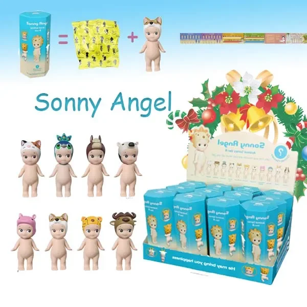 

Sonny Angel Hippers Mystery Box слепая коробка стоящая серия ангелов аниме фигурки игрушки милый мультяшный сюрприз Рождественский подарок