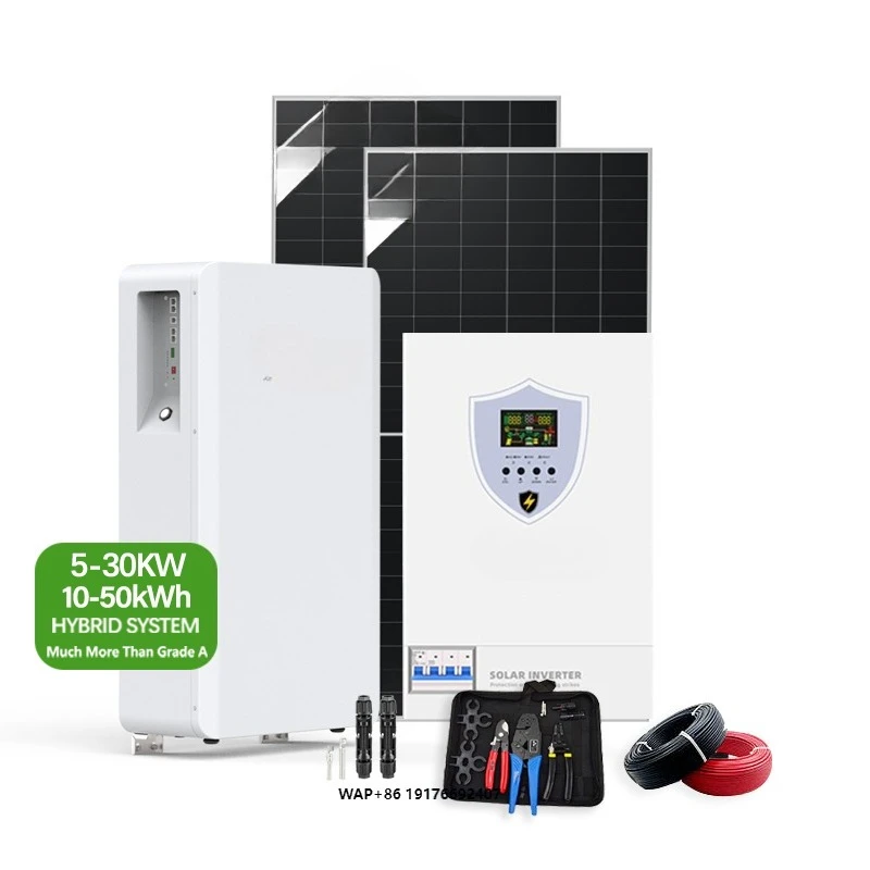 House Solar Power Energy System 5kw 6kw 8kw 10kw 15kw 20kw 30kw Off-grid Photovoltaic Complete Set Solar Energy System